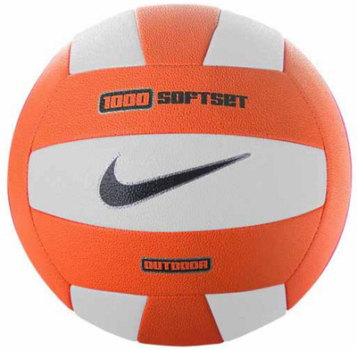 

Nike 1000 Softset Volleyball - Size: (Multicolor, White;total orange