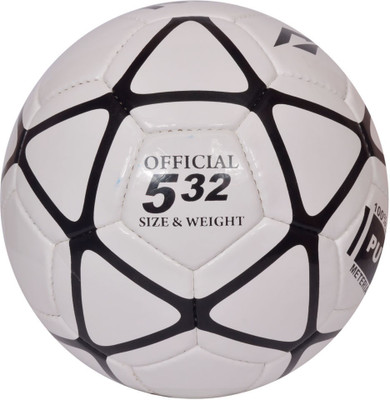 

Nopeus WHITE & BLACK PU Football - Size: (Pack of 1, White, Black