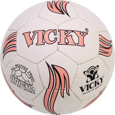 

Vicky HandBall Handball(Pack of 1, White, Pink)