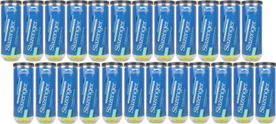 SLAZENGER Championship Hydroguard 24 Cans Tennis Ball(Standard, Pack of 24, Green)