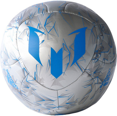 

ADIDAS MESSI Q3 Football - Size: (Pack of 1, Silver, Blue, Grey, Silvmt;shoblu;visgre