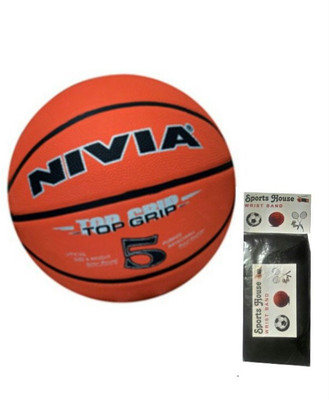 Nivia top grip (size ) Basketball - Size: (Pack of 1, Maroon