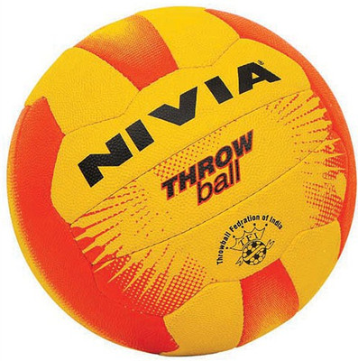 

Nivia Grained Throw Ball - Size: 5(Pack of 1, Red, Yellow)
