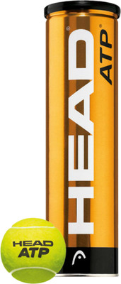 

Head Tournament ATP Metal Tennis Ball(Pack of 3, Yellow), Fluorescent yellow