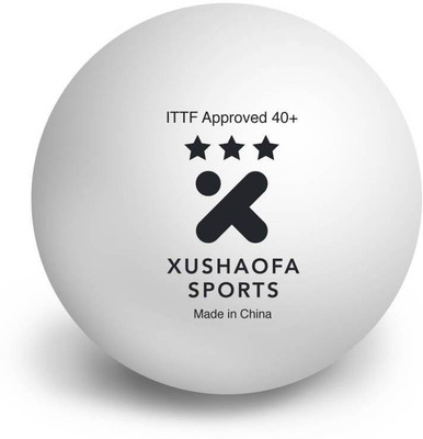 Xushaofa Sports 3 Table Tennis Ball(Pack of 6, White)