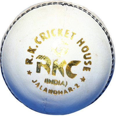 

RKC ART007 Cricket Leather Ball(Pack of 1, White)