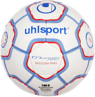 

UHL Sport Soccer Pro Football - Size: (Pack of 1, White, Red, Blue