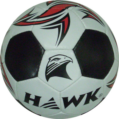

HAWK Bolt made of Rubber material Football - Size: (Pack of 1, White