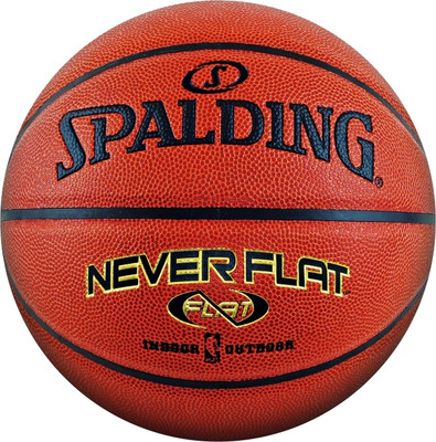SPALDING Neverflat Basketball - Size, Brick