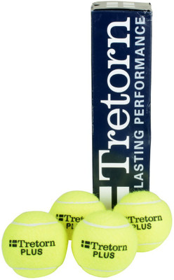 Cosco Plus Tennis Ball(Pack of 4, Yellow)