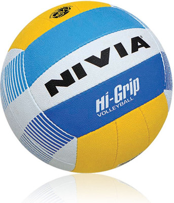 NIVIA Hi Grip Volleyball Size: 3 Pack of 1, Yellow NIVIA Volleyballs