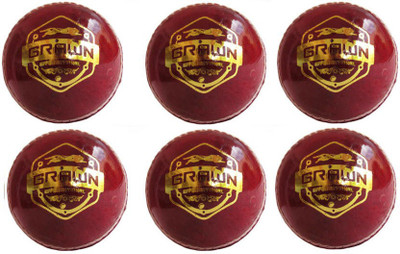 

Brawn Floater Cricket Leather Ball(Pack of 6, Red)