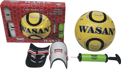 WASAN Football Training Pack Football - Size: 5(Pack of 1, Multicolor)