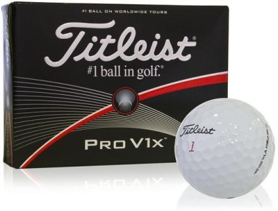 

Titleist Pro V1x Golf Ball(Pack of 12, White)