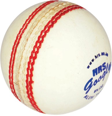 

HRS Googly White Leather Cricket Leather Ball(Pack of 1, White)