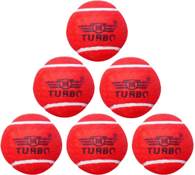 

TURBO HEAVY WEIGHT Tennis Ball(Pack of 6, Red, Yellow, Orange, White)
