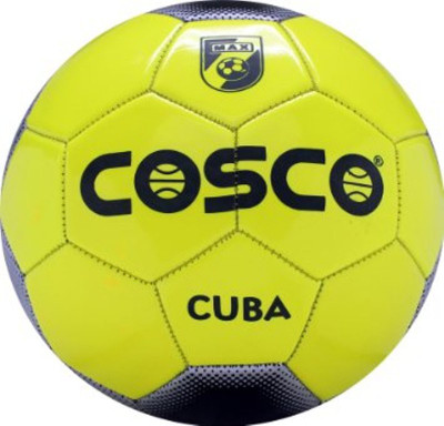

Cosco Cuba Football - Size: 5(Pack of 1, Yellow, Multicolor)
