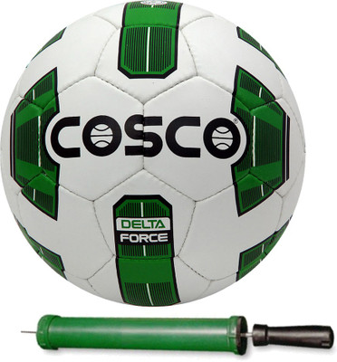 

Cosco DELTA FORCE Football With Pump Size- Football - Size: (Pack of 1, Red, Yellow, White, Grey, Orange, White/green