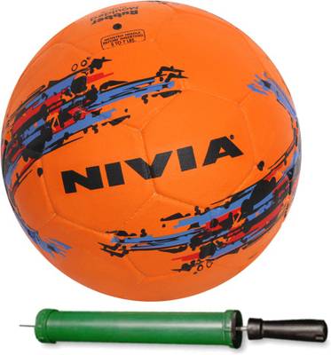 NIVIA Storm Ball Size-5 Football With Pump Football - Size: 5