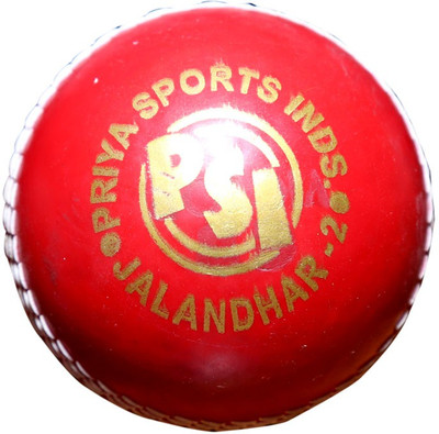 

Priya Sports 2833A Cricket Leather Ball(Pack of 1, Red)