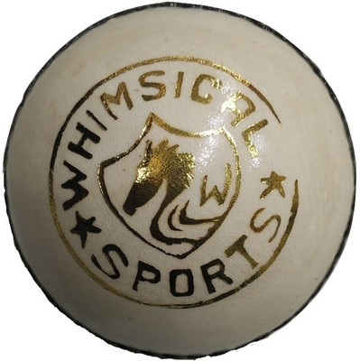 

Whimsical Sports 20-20 Cricket Leather Ball(Pack of 2, White)
