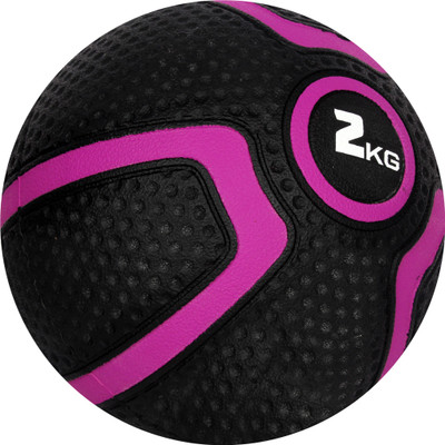 

Everlast 2KG Rubber Medicine Ball(Weight: 2 Kg, Black, Blue)