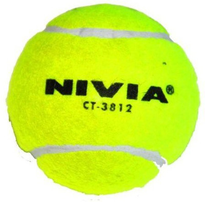 Nivia Hard Tennis Ball for Baseball/Cricket and Tennis Tennis Ball(Pack of 1, Yellow, Black) available at flipkart for Rs.2086