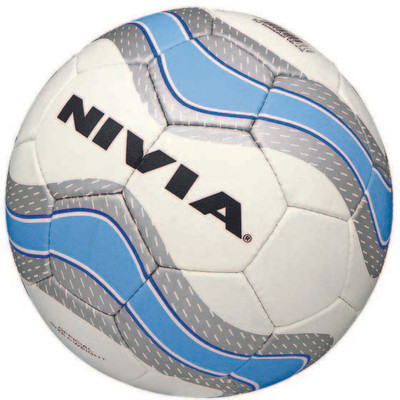 NIVIA PU Football Size: 4 White, Blue NIVIA Footballs