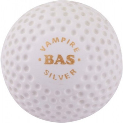 

BAS Vampire Bas HB- Silver Hockey Ball(Pack of 6, Silver), White