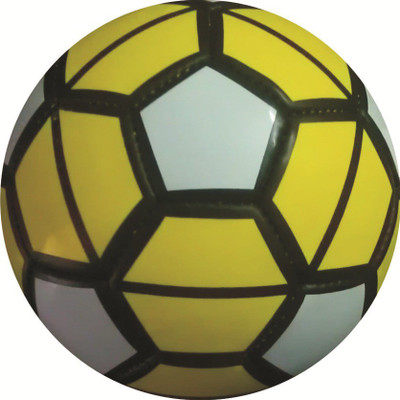 

Monika Sports moni Football - Size: (Pack of 1, Yellow, White