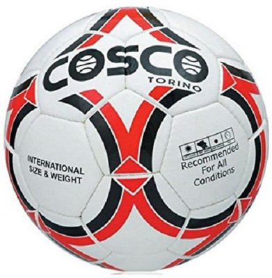 

Cosco Torino Football - Size: (Pack of 1, White, Black, Red