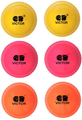 

GB VICTOR Wind Pack of 6 Cricket Rubber Ball(Pack of 6, Multicolor)