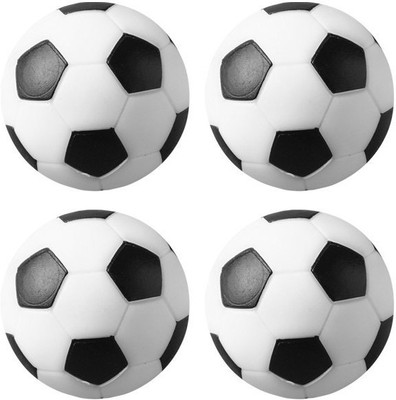 

Play City Soccer Table Balls Foosball(Pack of 4, Black, White)