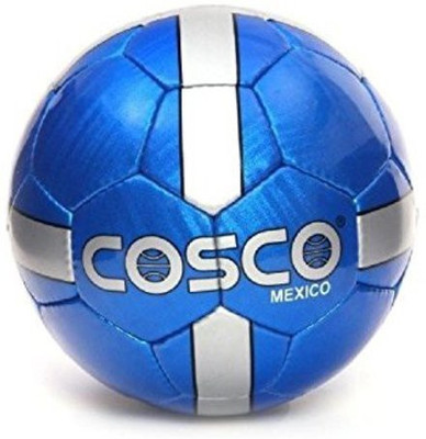 

Cosco Mexico Football - Size: (Pack of 1, Multicolor, Silver, Blue, Black, Blue;silver