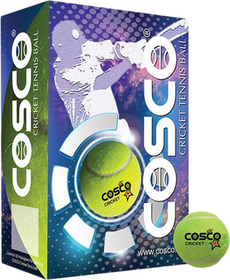 

Cosco Light Cricket Tennis Ball(Pack of 6, Yellow), Assorted