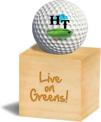 

ezyPRNT "HT" Golf Ball(Pack of 1, White)