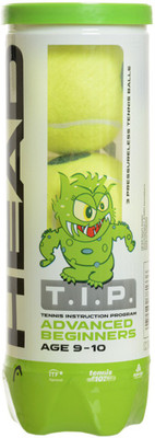 

Head Tip-3 Tennis Ball(Pack of 3, Multicolor), Yellow