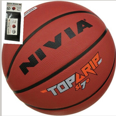 

Nivia top grip (size - ) Basketball - Size: (Pack of 1, Maroon
