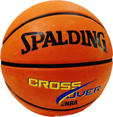 

SPALDING NBA Cross Over Basketball - Size: (Pack of 1, Brown