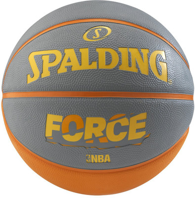 

SPALDING Force No- Orange/Grey Basketball - Size: (Pack of 1, Orange, Grey, Ornage;grey