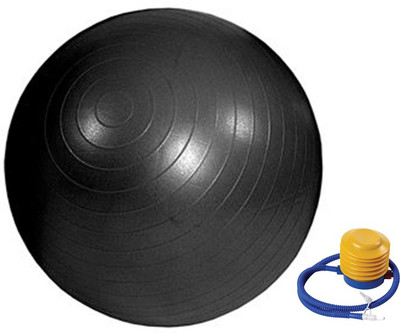 

Mor Sporting Anti Burst Gym Ball(With Pump), Black