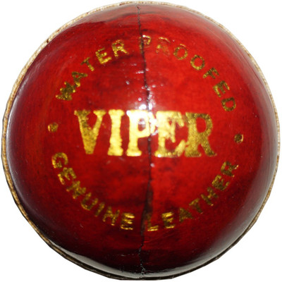 

Muren Viper Leather Cricket Leather Ball(Pack of 3, Red)