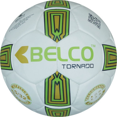 

BELCO TORNADO 2 Football - Size: (Pack of 1, Yellow, Green, White