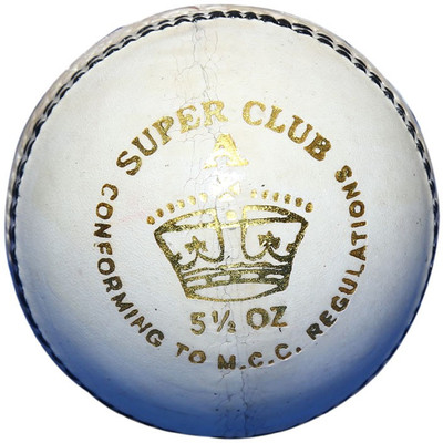 

RKC ART008 Cricket Leather Ball(Pack of 1, White)
