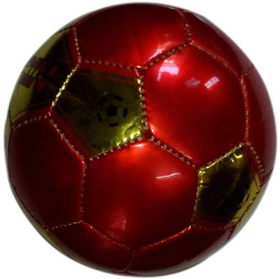 

FACTO POWER Golden Football - Size: 5(Pack of 1, Gold, Red)