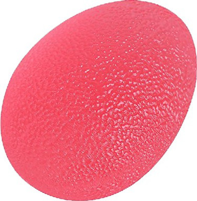 acco Egg Shaped Hand Exerciser Ball-Pink(X-Soft) Handball(Pack of 1, Pink)