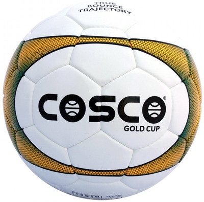 Cosco Gold Cup Football - Size: (Pack of 1, White, Green