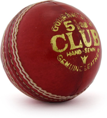 

SUNLEY JK Club Cricket Leather Ball(Pack of 1, Red)