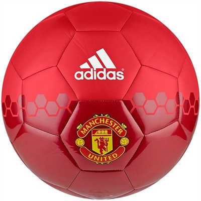 

ADIDAS Manchester United Football - Size: (Pack of 1, Red, White