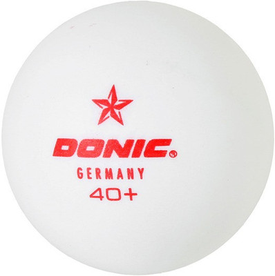 

Donic 1 Star Table Tennis Ball(Pack of 6, White)